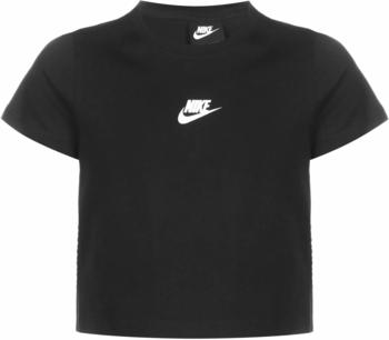 Nike Sportswear Older Girls' Crop T-Shirt (DJ4017) black/white