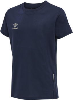 Hummel Grid Cotton T-Shirt Kid (214914-7026) marine