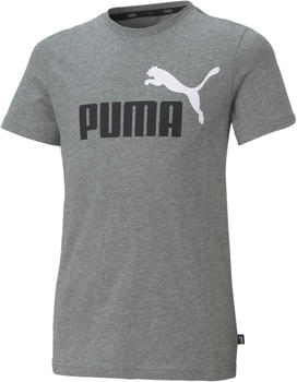 Puma Kinder T-Shirt ESS+ 2 Col Logo Tee (586985-03) medium gray heather