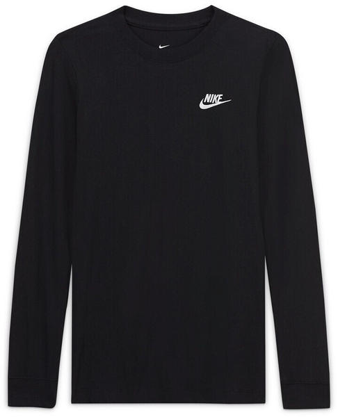 Nike Sportswear Older Boys' Long-Sleeve T-Shirt (CZ1855) black/white