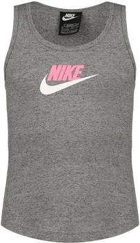 Nike Sportswear Older Girls' Jersey Tank (DA1386) carbon heather/sunset pulse