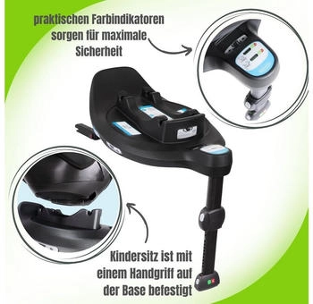 Graco SnugTurn i-Size R129 360&deg; drehbare ISOFIX-Basisstation schwarz (GD2104BABLK000)