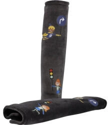 Cartrend Kids Gurtpolster-Set grau - [GLO680201794]