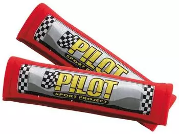 Pilot Sicherheitsgurt-Polster, rot (Paar)