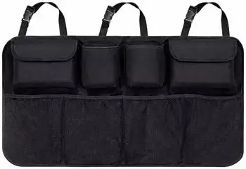 Wozinsky Auto-Organizer R&uuml;cksitzlehne 8 F&auml;cher, schwarz