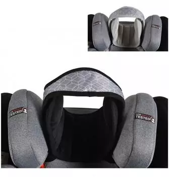 Cangaroo Shelter Kindersitz-Kopfst&uuml;tze ergonomisch, grau (108525)