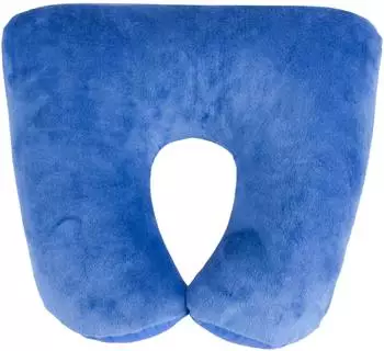 Walser Reisekissen 2-in-1 Nackenst&uuml;tzkissen blau (30811)