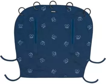 Dooky Universal-Sonnenschutz für Kinderwagen & Autositz UPF50+, Blue Cherry (1606)