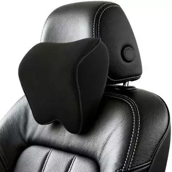 LuxusKollektion Auto-Nackenkissen mit Memory Foam, atmungsaktiv, verstellbar