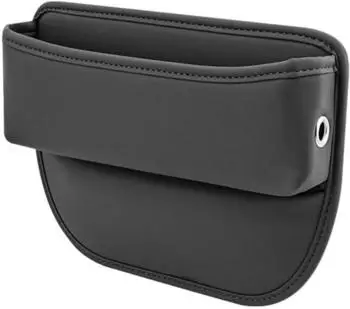 LuxusKollektion Auto Sitz Organizer Gap Box, Kunstleder, schwarz