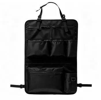 LuxusKollektion Auto-Rückenlehnentasche MOLLE-System 42x62cm, schwarz