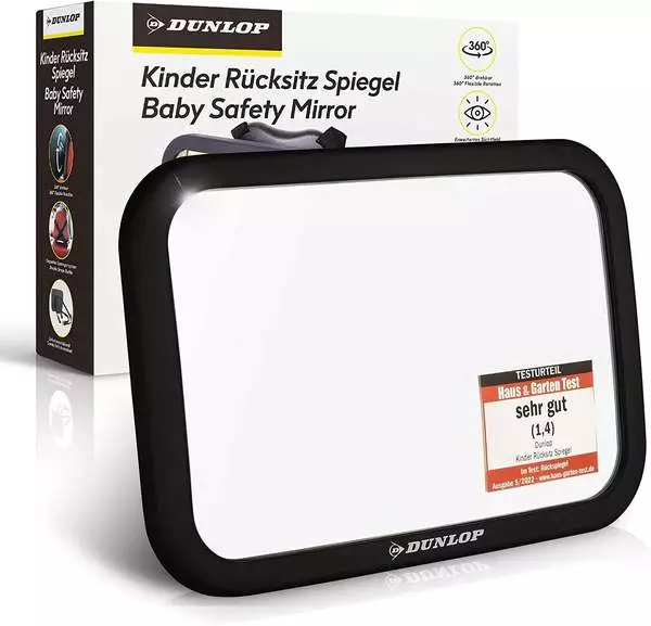 DUNLOP Spiegel - Auto Baby Rücksitzspiegel