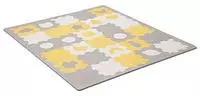 Kinderkraft PUZZLEMATTE Gelb, Grau, Wei&szlig; 165x1.2x185 cm