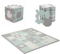 Kinderkraft PUZZLEMATTE Grau, Wei&szlig;, Mintgr&uuml;n 165x1.2x185 cm