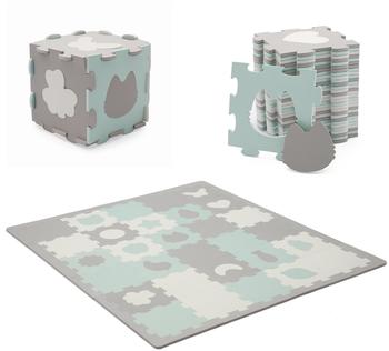 Kinderkraft Luno Shapes Play Puzzle Mat mint