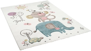 Pergamon. Maui Kids Lustige Tiere Bunt Creme 120x170cm