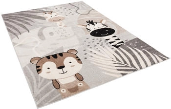 Pergamon. Softstar Kids Safari Friends Grau 160x230cm