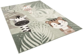Pergamon. Softstar Kids Safari Friends Grün 140x200cm