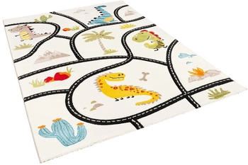 Pergamon. Maui Kids Dino Straßenteppich Bunt 120x170cm