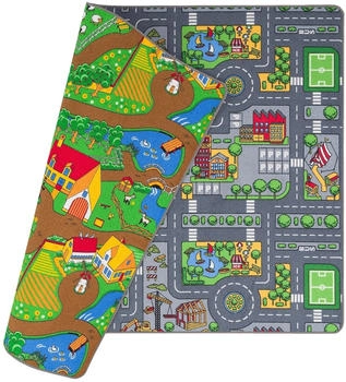 Pergamon. Pergamon Straßenteppich Beidseitig Straßenlandschaften Bunt 140x200cm