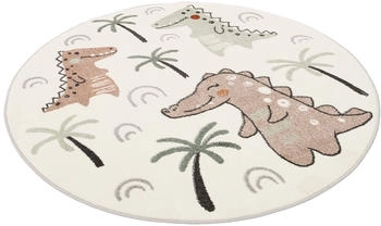 Pergamon. Softstar Kids Lustige Dinos Rund Bunt 120x120cm Pergamon. Softstar Kids Lustige Dinos Rund Bunt 120x120cm