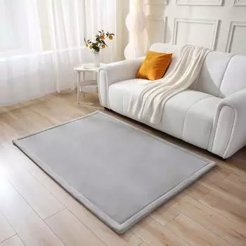 Hakuna Matte Samtmatte-Spielmatte 120x170 cm grau
