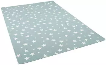 Snapstyle Kinderteppich 140x200 cm Sterne Mintgrün