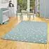 Snapstyle Kinderteppich 140x200 cm Sterne Mintgrün