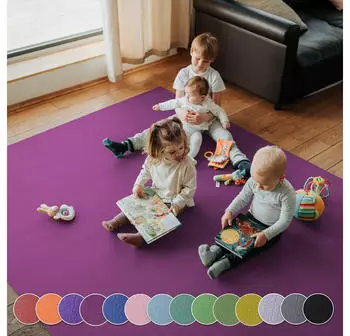 Sanosoft Krabbelunterlage XXL 240x220cm Pflaume