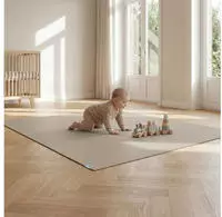 Sanosoft Krabbelmatte, Beige, Textil, 60x140 cm, Teppiche & B&ouml;den, Teppiche,...