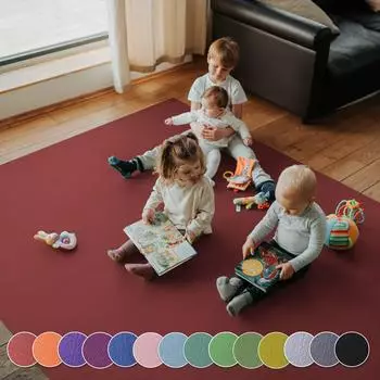 Sanosoft Outdoor Krabbelmatte 120x400cm Grau