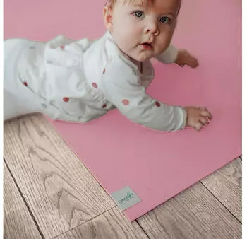 Sanosoft Krabbelmatte rutschfest 240x220cm Rosa