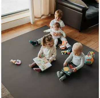 Sanosoft Krabbelunterlage XXL 240x200cm Grau