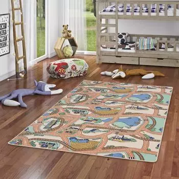 Snapstyle Kinder-Stra&szlig;enteppich mintgr&uuml;n, 80x160cm, 4mm (Snapstyle)