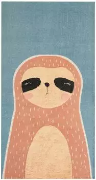 Beliani Isak Kinderteppich 80x150cm, blau, Baumwolle (Isak)