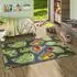 Snapstyle Kinder Spielteppich Bauernhof bunt, 80x160cm