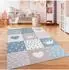 Paco Home Eliz 391 Kinderteppich Kurzflor, beige, Patchwork-Muster (83609808-0)