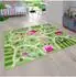 Paco Home Bino 560 Kinderteppich Kurzflor, grün, 140x200cm (bin 560 green 140x200)