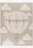 Mazovia Kinderteppich Ballon, beige, 3D-Muster, 80x150cm, Oeko-TEX® (Mazovia)