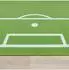 Paco Home Bino 568 Kinderteppich Fußballfeld-Motiv, grün, 160x220cm (73064301-0)