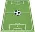 Paco Home Bino 568 Kinderteppich Fußballfeld-Motiv, grün, 160x220cm (73064301-0)
