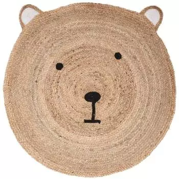 Atmosphera Ourson Kinderteppich Jute, rund Ø100cm (68342)