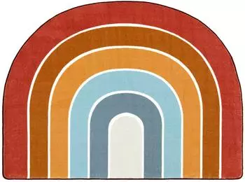 Paco Home Niloya 366 Kinderteppich Regenbogen, mehrfarbig, Kurzflor, waschbar (91526423-0)
