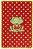 Die Spiegelburg Teppich Frosch Punkte rot (70 x 140 cm)