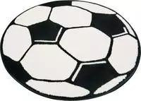 HANSE Home Kinderteppich "Fu&szlig;ball" rund 10 mm H&ouml;he Kinder-Teppich, Rutschfest,