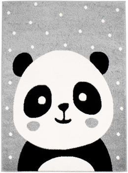 Carpet City Panda-Bär grau (80 x 150 cm)