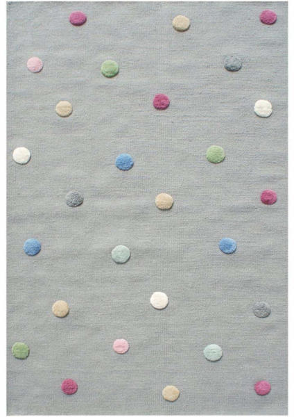 Livone Happy Rugs Colordots grau/multi (100 x 160 cm)