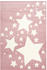 Livone Kids Love Rugs Starline rosa/weiß (120 x 170 cm)