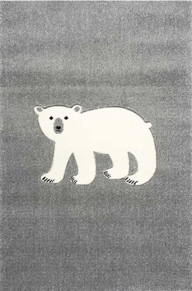 ScandicLiving Teppich Eisbär silbergrau (120 x 180 cm)
