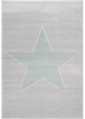 Livone Happy Rugs Shootingstar silbergrau/mint (120 x 180 cm)